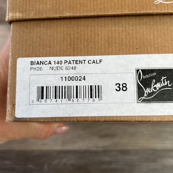 CHRISTIAN LOUBOUTIN  BIANCA 140 AUTHENTIC - Picture 14 of 15